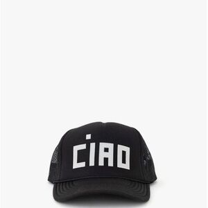 Clare V Black and White Ciao Hat